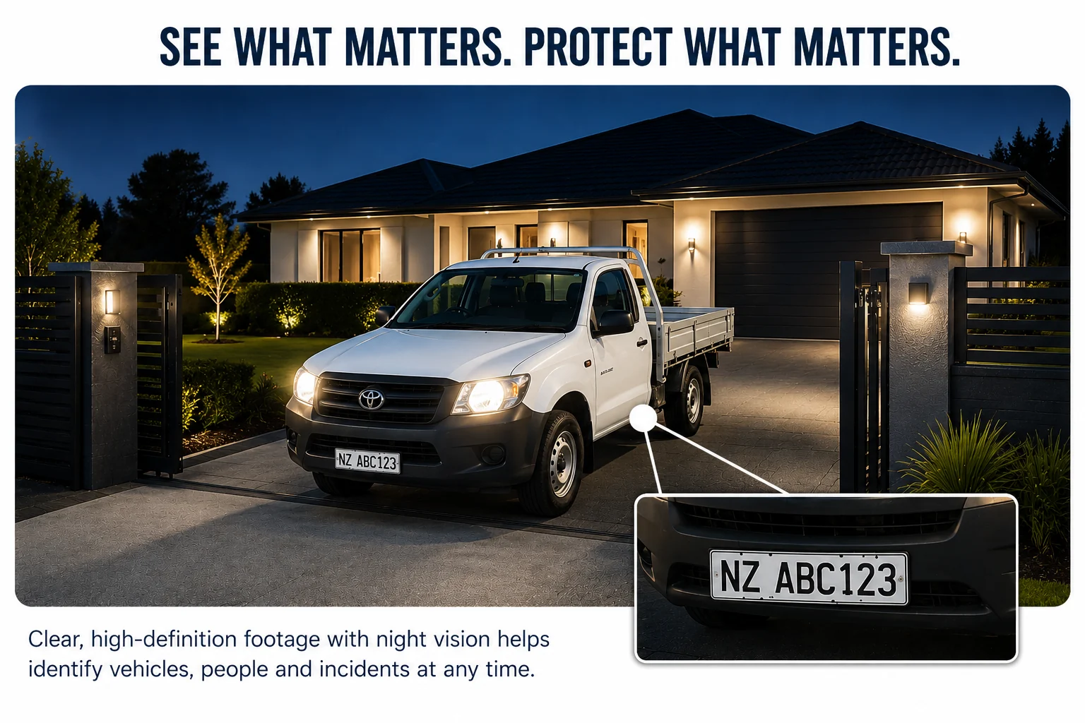 home security vehicle licence plate capture Anton Randell