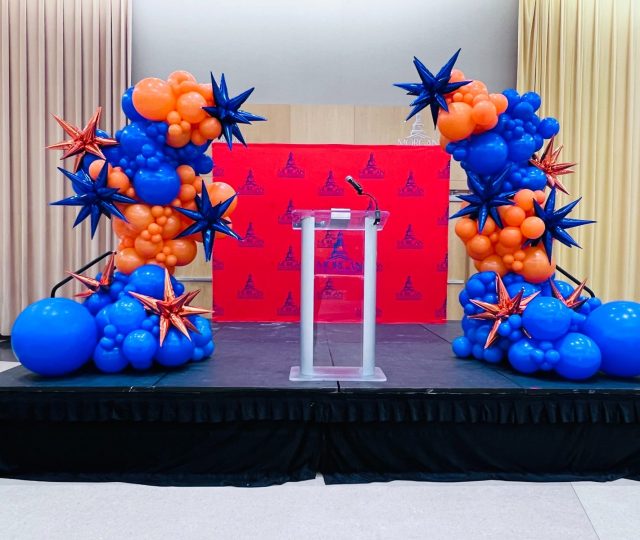 indoor balloon decor college event the balloon boutique york_pa The Party Palooza