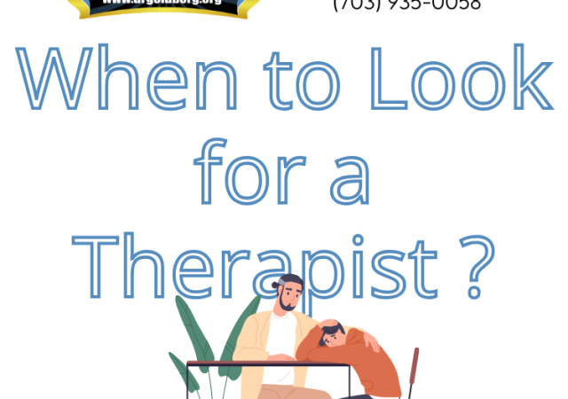 When to Look for a Therapist - Moriah Veer