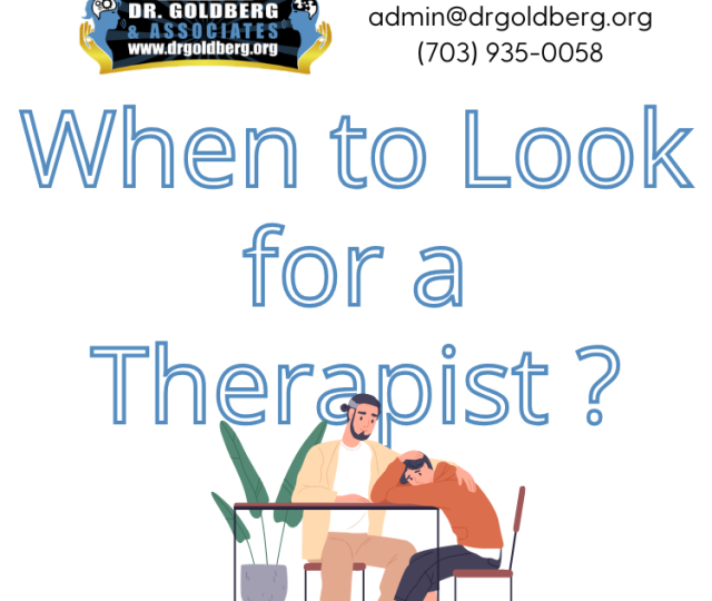 When to Look for a Therapist - Moriah Veer